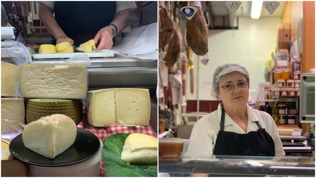 Queixería del Mercado de Elviña.