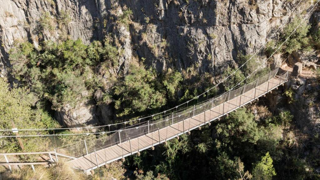 Puentes colgantes de Chulilla. Turisme Comunitat Valenciana