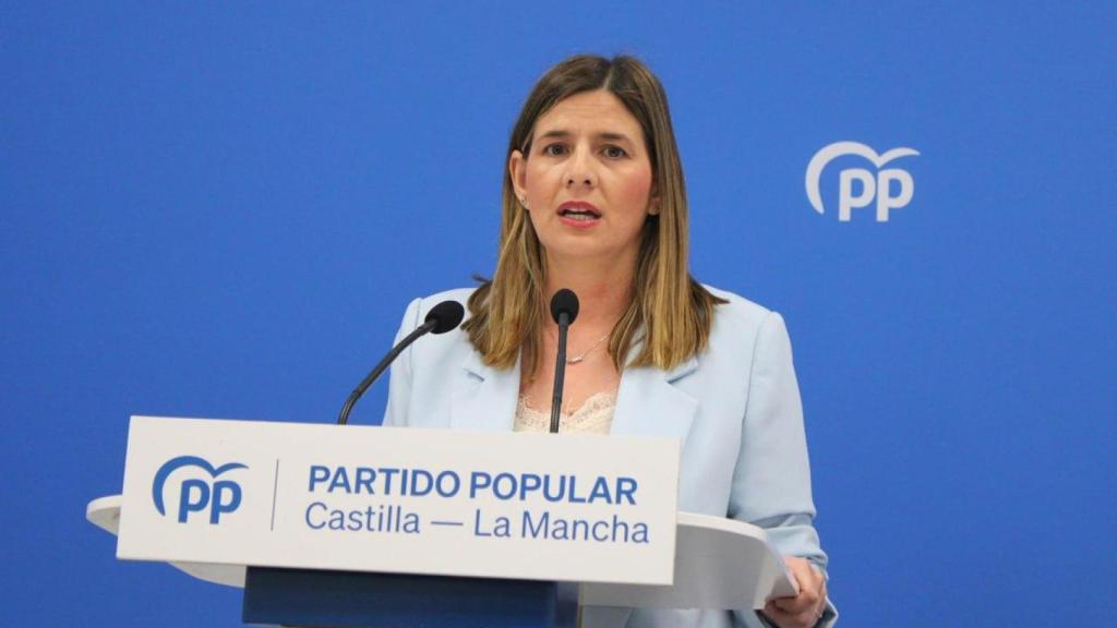 Carolina Agudo este martes en rueda de prensa.