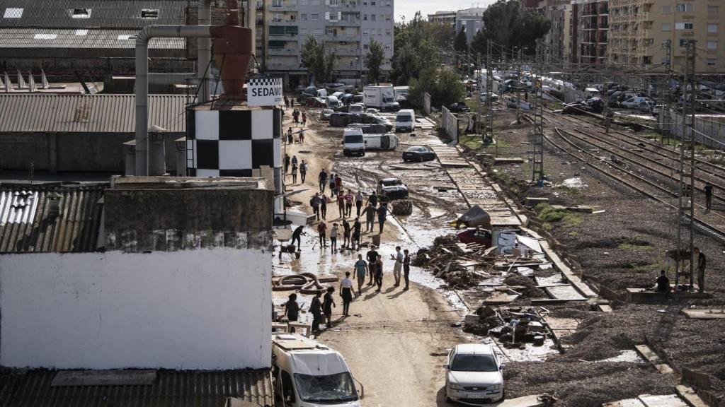 Foto de archivo de la dana. Jorge Gil / Europa Press