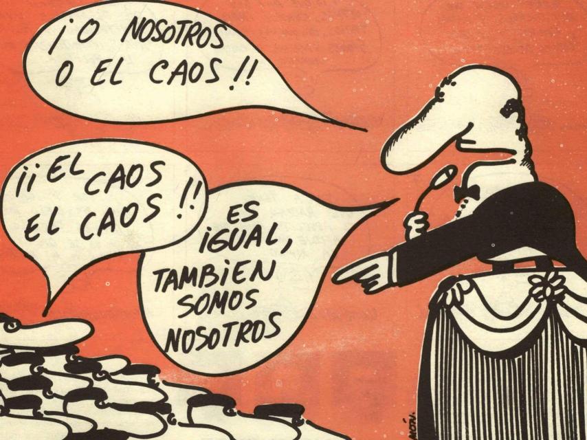 Viñeta de Ramón, publicada en la revista de humor 'Hermano Lobo'.