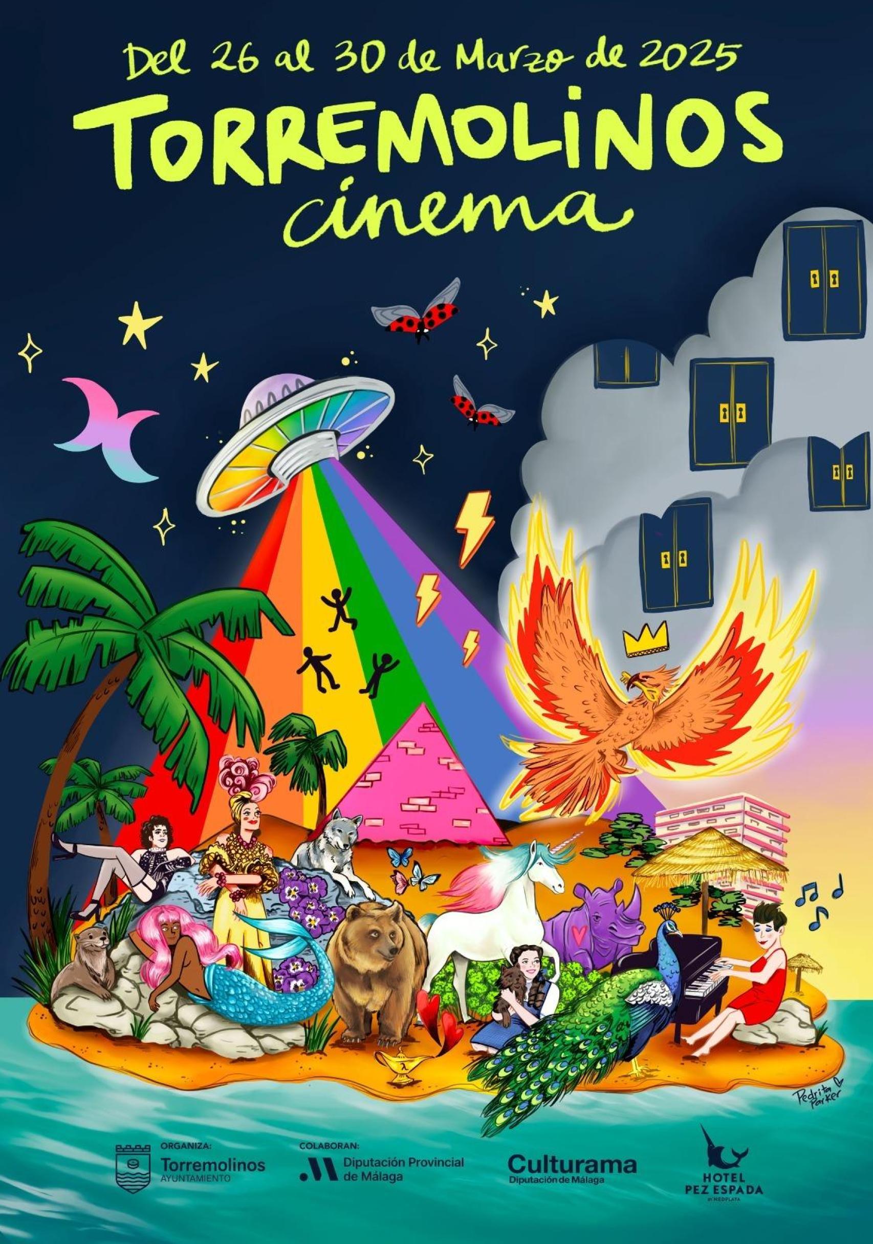 El cartel del festival hecho por Pedrita Parker.