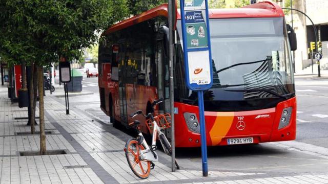Uno de los autobuses del Consorcio, en una imagen de archivo.