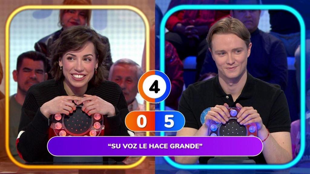 Rosa y Manu en 'Pasapalabra'.