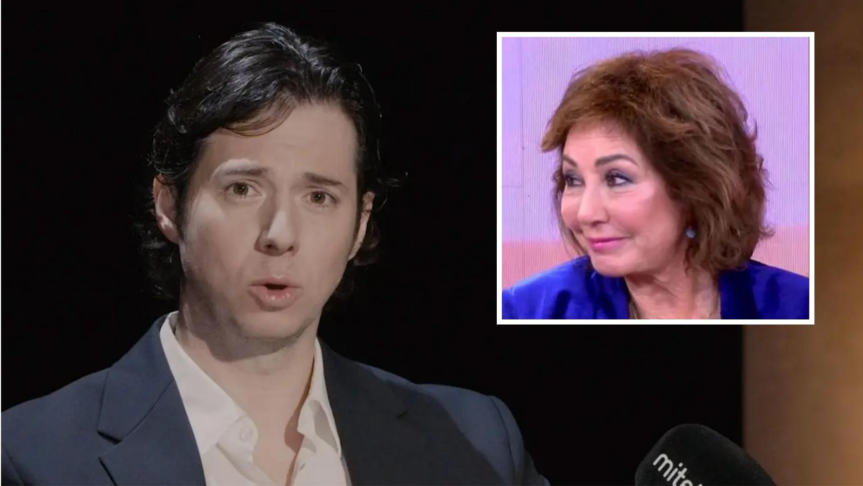 Álvaro Rojo y Ana Rosa Quintana en un fotomontaje de BLUPER.