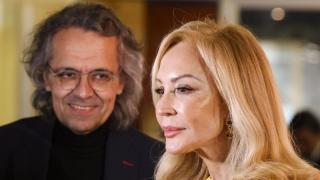 Carmen Lomana y Jesús Arroyo en ARCO.