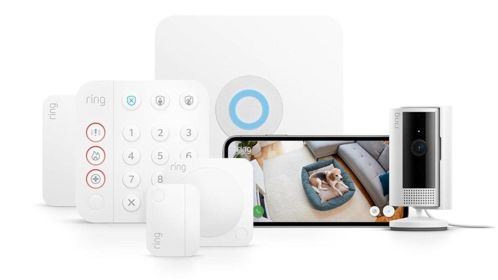 El Kit Ring Alarm S + Cámara de interior de oferta en Amazon