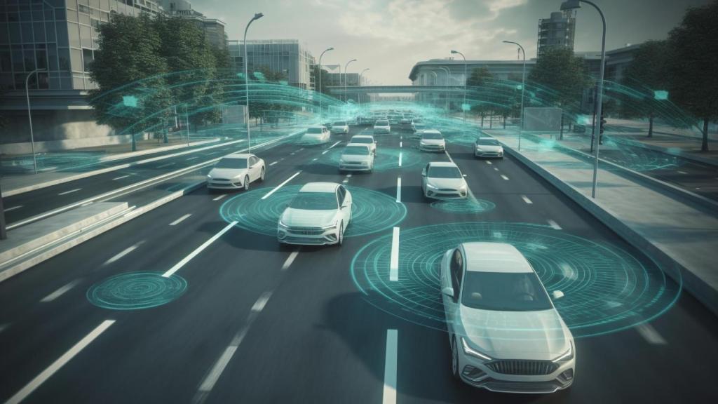 Los coches se conectarán de forma inalámbrica con otros coches y señales de tráfico