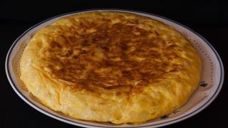 Imagen de archivo de una tortilla de patatas.