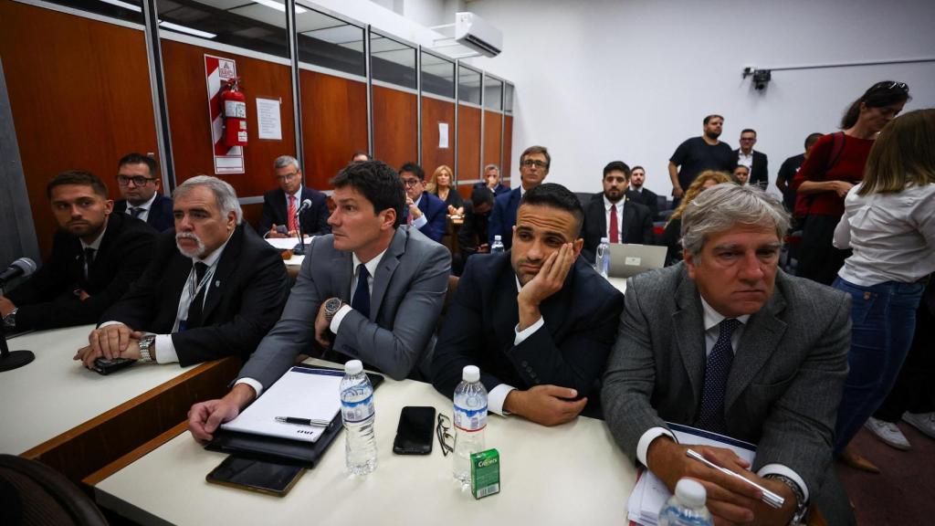 Un momento del juicio por la muerte de Diego Armando Maradona.