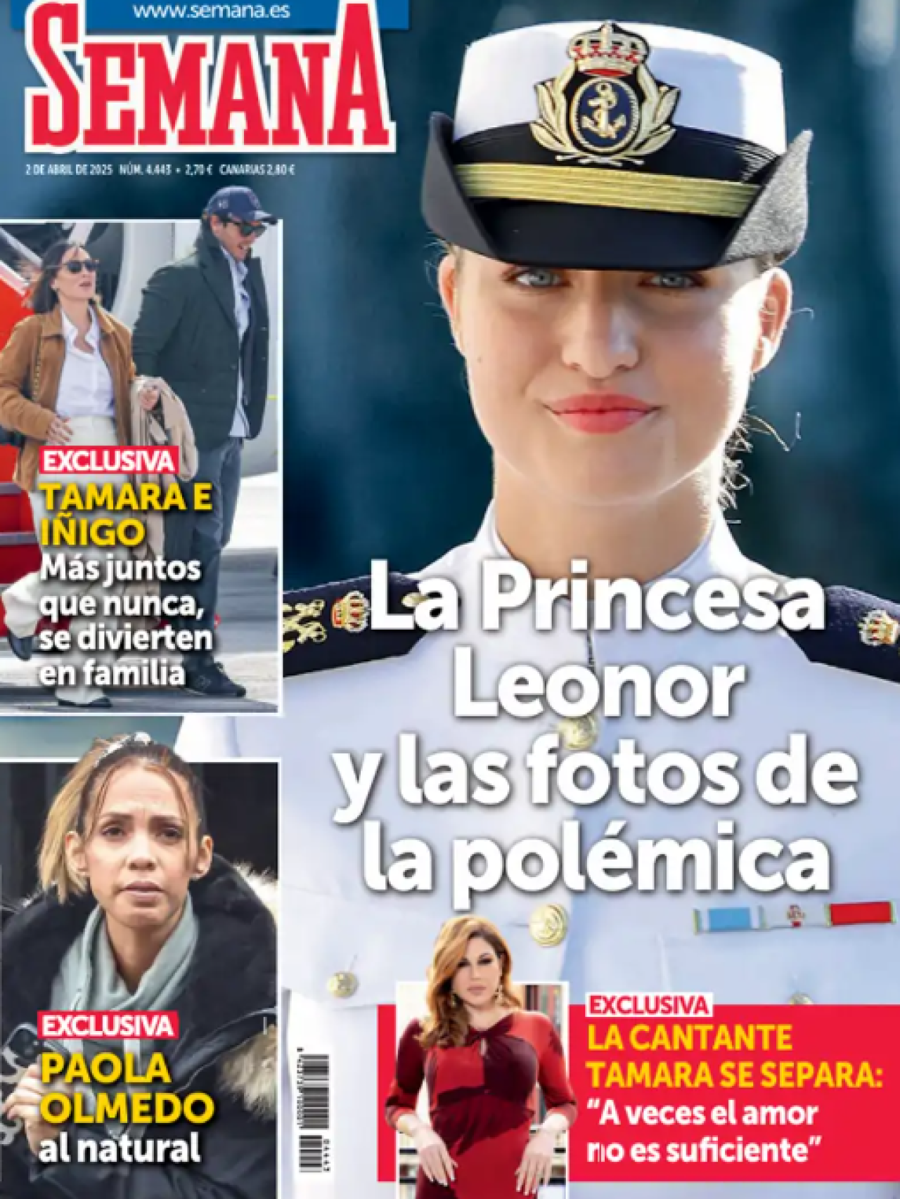 La cantante Tamara ha anunciado su separación en la revista Semana.