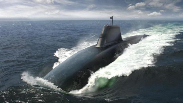 Render un submarino de la clase Dreadnought