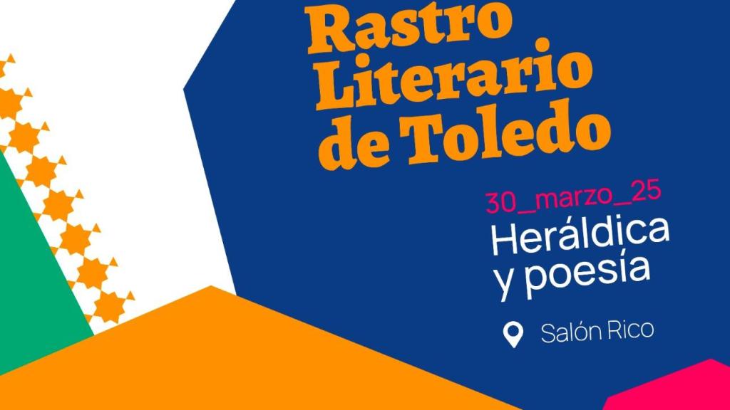 Cartel del Rastro Literario de Toledo.