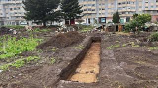 Trabajos de prospección arqueológica del Castrillón, en A Coruña.