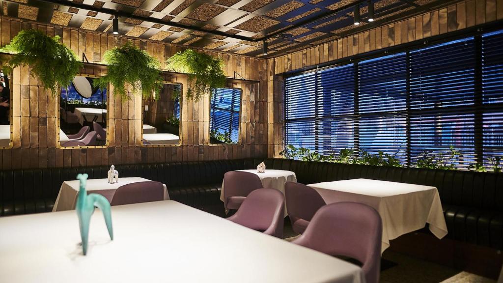 El comedor del restaurante.