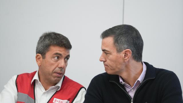 Pedro Sánchez y Carlos Mazón, imagen de archivo. Europa Press