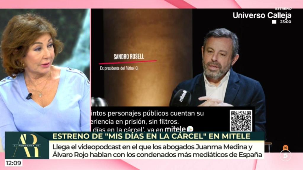 Ana Rosa Quintana en 'El programa de Ana Rosa'.