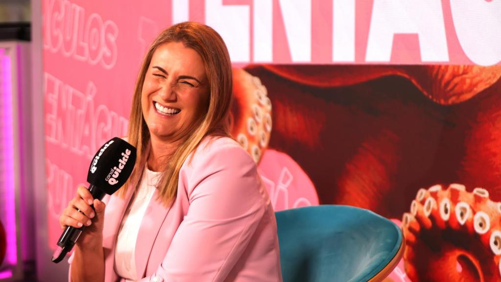 Carlota Corredera, en la presentación de 'Tentáculos'.