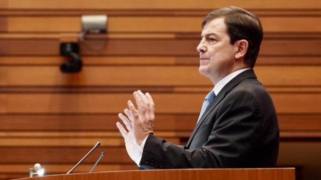 El presidente de la Junta, Alfonso Fernández Mañueco, en la primera jornada del Debate de política general
