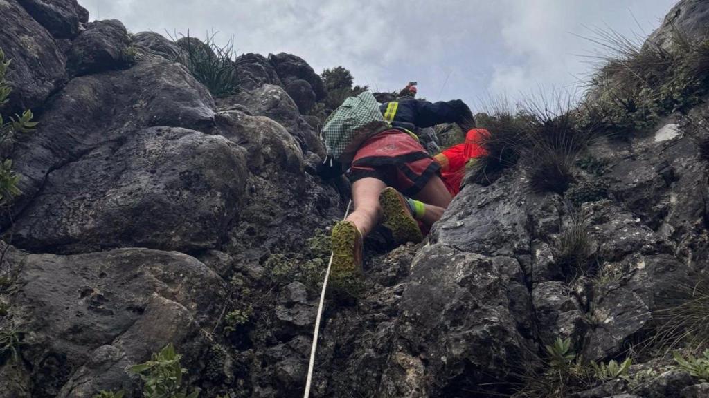 Una imagen del rescate.