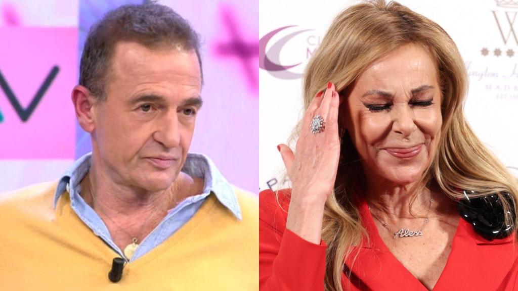 Alessandro Lequio y Ana Obregón, en un fotomontaje