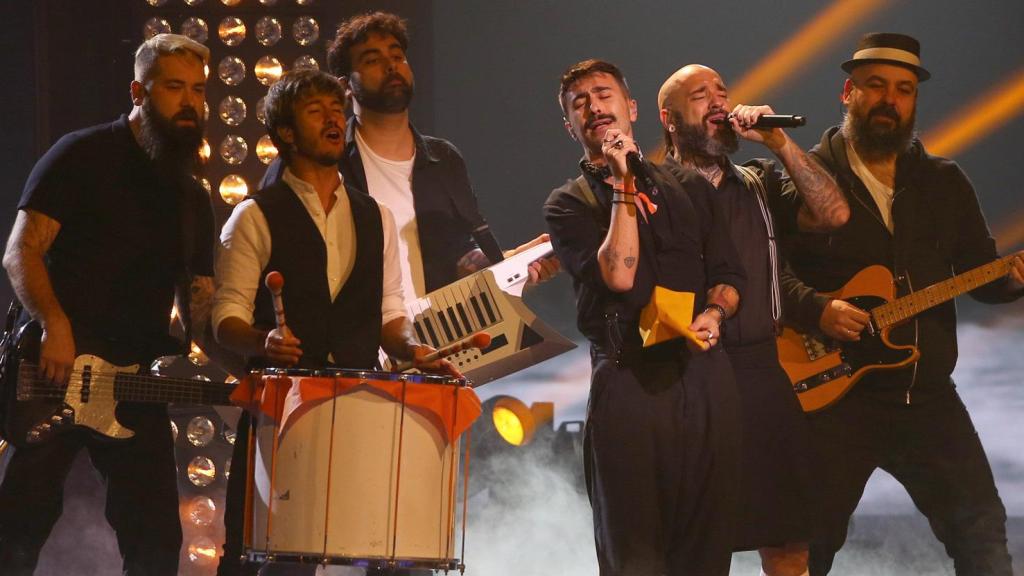 Rayden, durante su participación en el Benidorm Fest 2022.