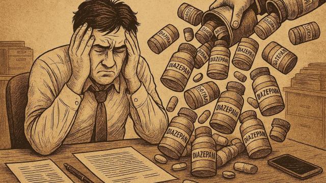 Ansiedad, estrés laboral y diazepam para dormir