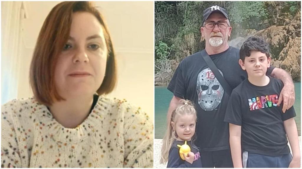 Saray (i) recuerda, cinco meses después del suceso, cómo su padre salvó a sus dos hijos (d) de ser arrastrados por la DANA. Fue la última vez que se le vio con vida.