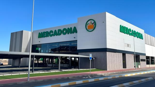 Fachada de Mercadona.