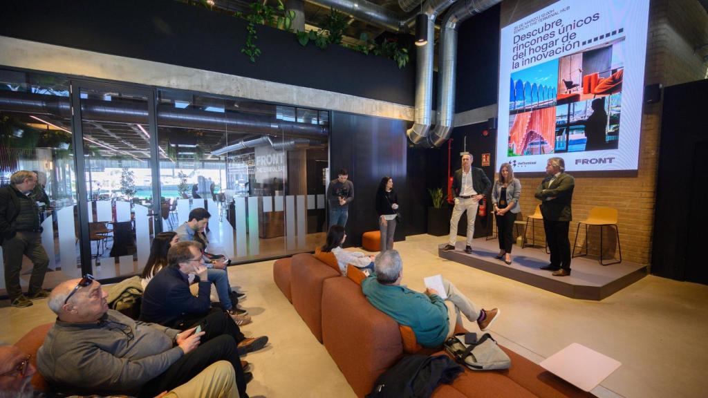 El nuevo espacio durante su presentación. Kike Taberner