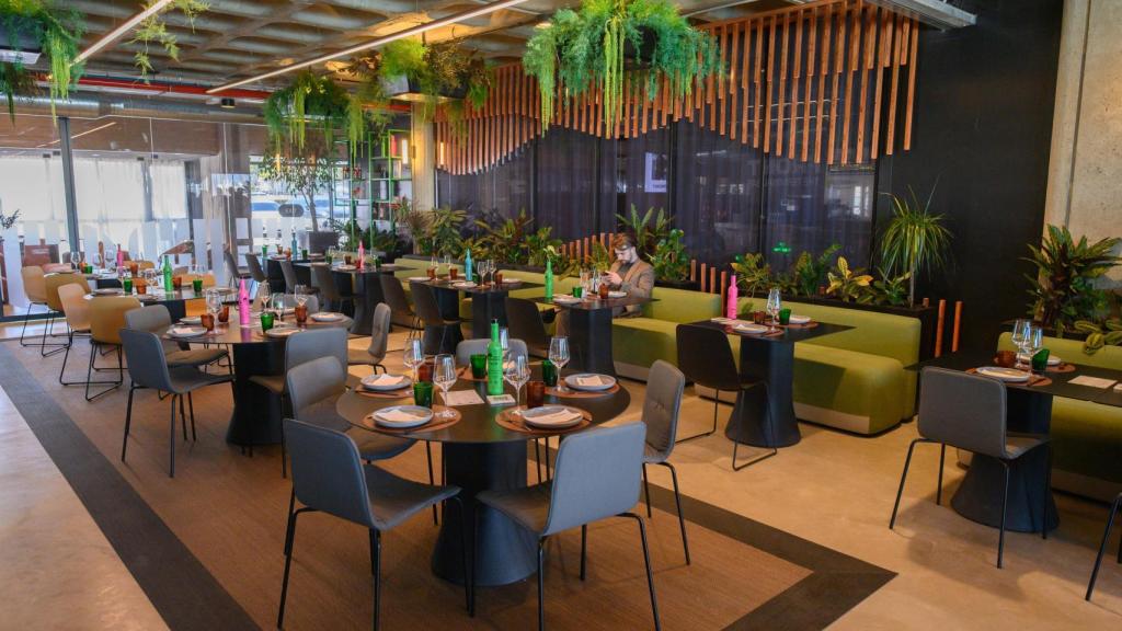 El espacio durante la presentación. Kike Taberner