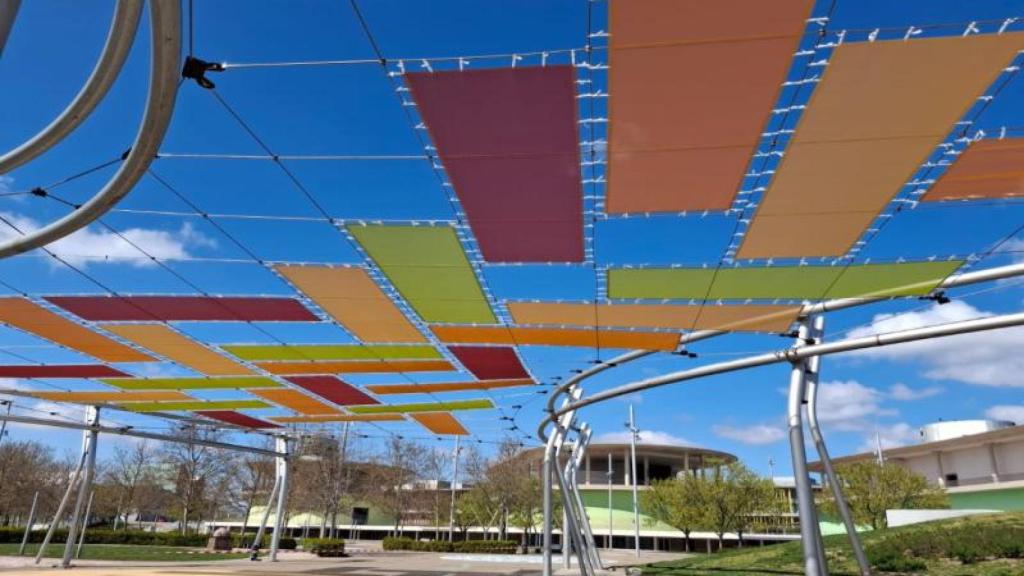 La nueva imagen del Frente Fluvial de la Expo 2008 de Zaragoza.