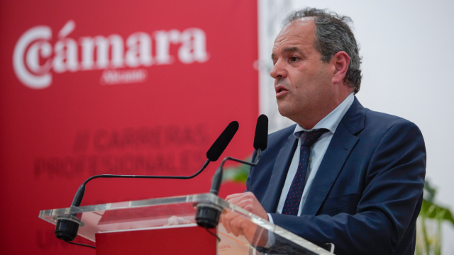 El presidente de la Cámara de Comercio de Alicante, Carlos Baño.