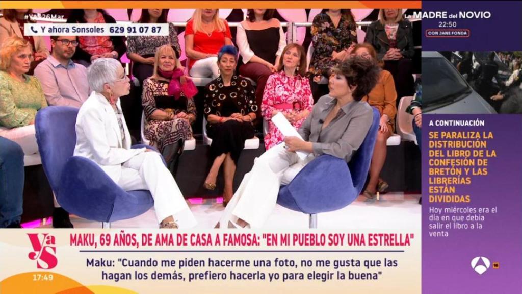 Maku y Sonsoles Ónega, en 'Y ahora Sonsoles'