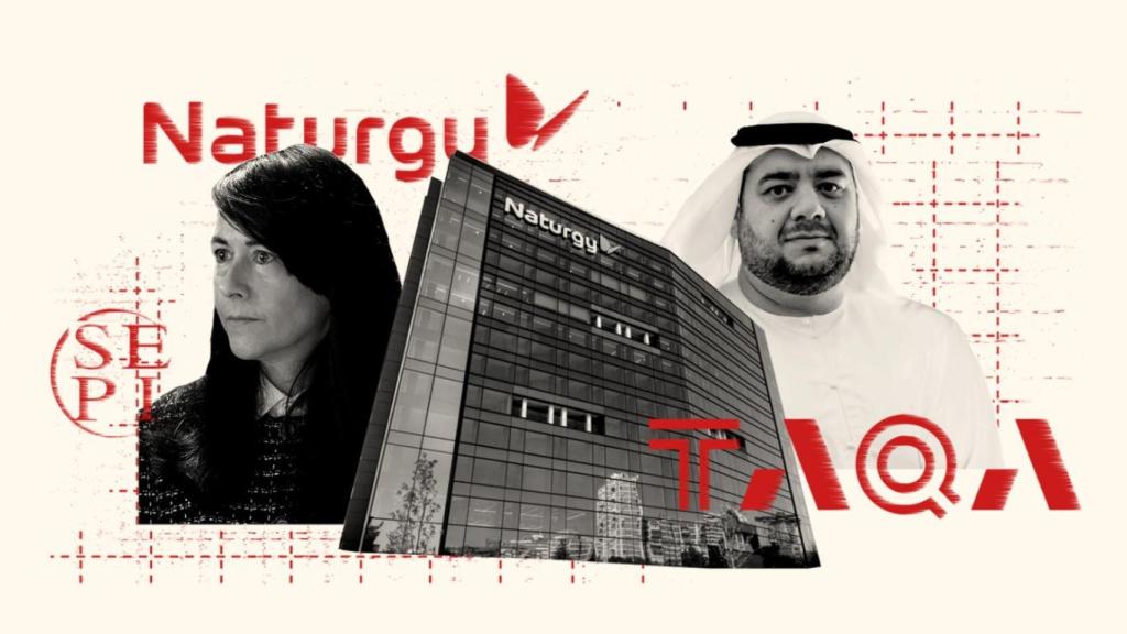 Belén Gualda, presidenta de la SEPI y Mohamed Hassan Alsuwaidi, presidente de Taqa.