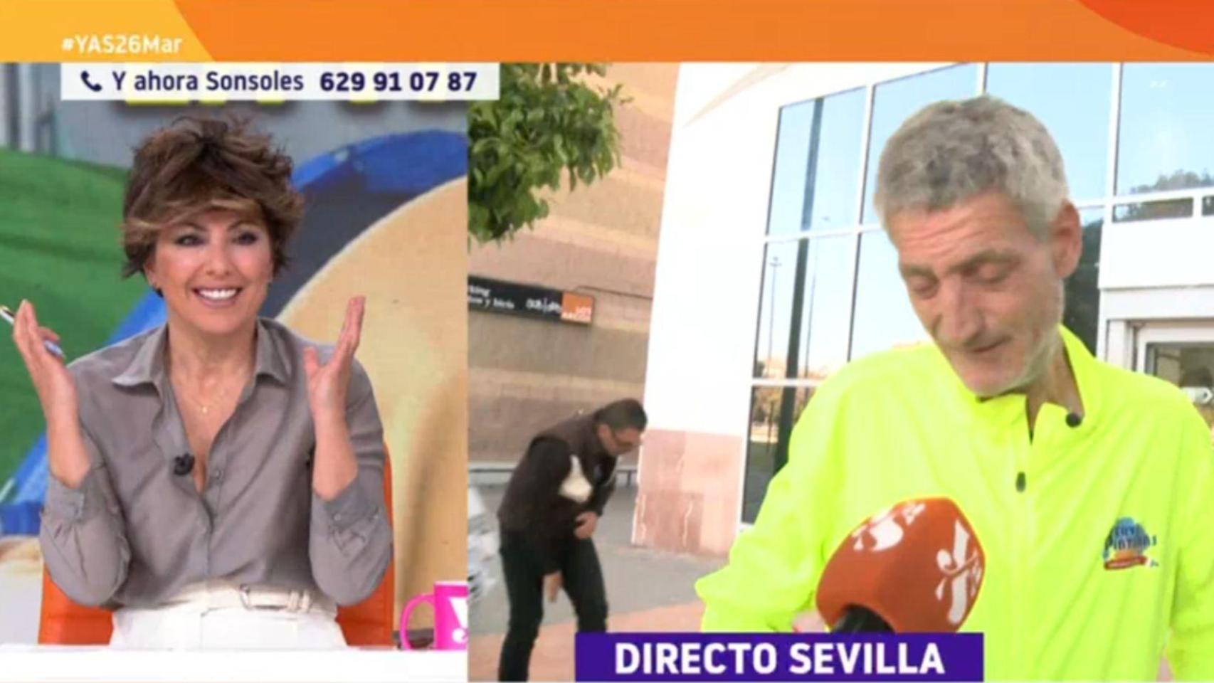 Sonsoles Ónega muy emocionada.