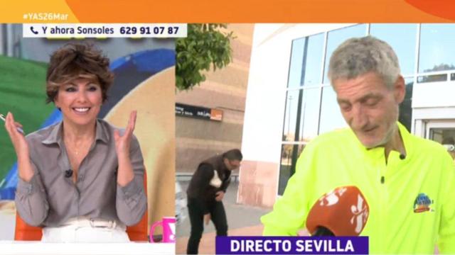 Sonsoles Ónega muy emocionada.