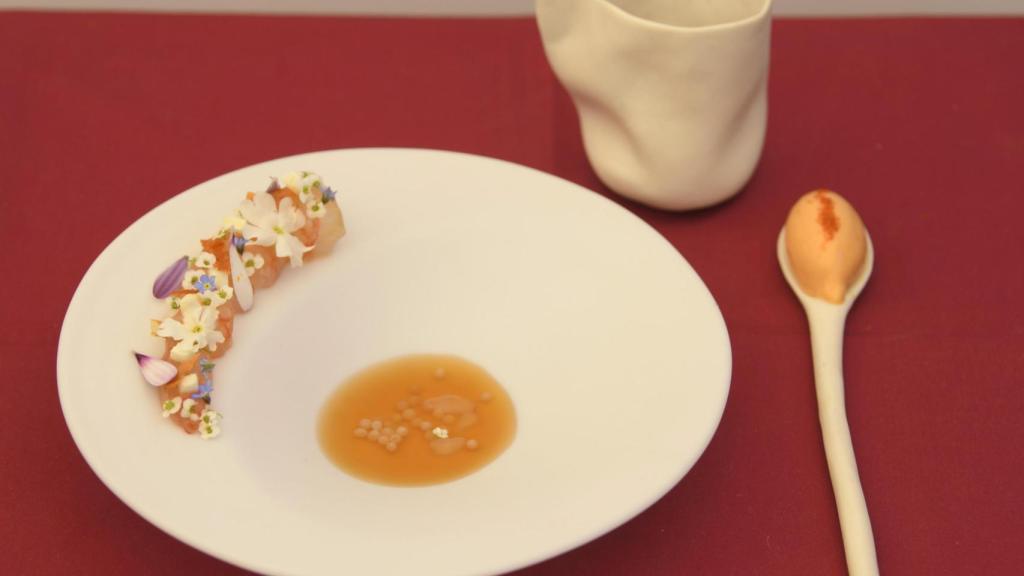 El plato de gamba roja de Denia ganador.