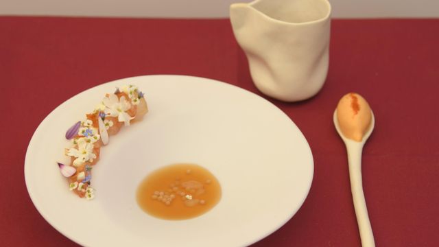 El plato de gamba roja de Denia ganador.