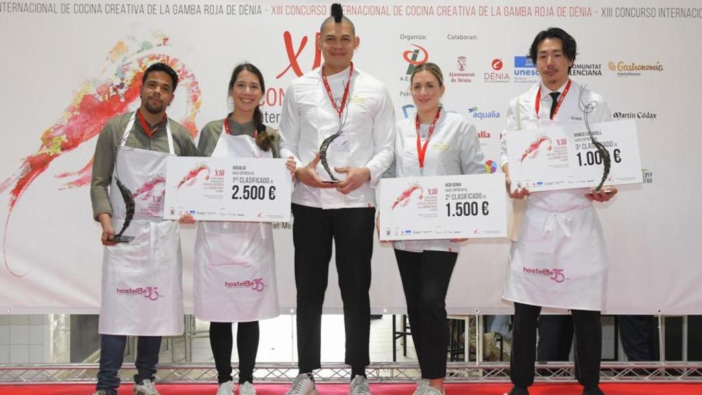 Los ganadores clasificados.