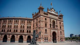 Fachada de la Plaza de Toros de Las Ventas en Madrid.