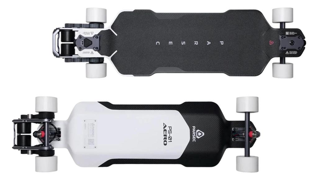 Parte superior e inferior del Parsec Aero Pro