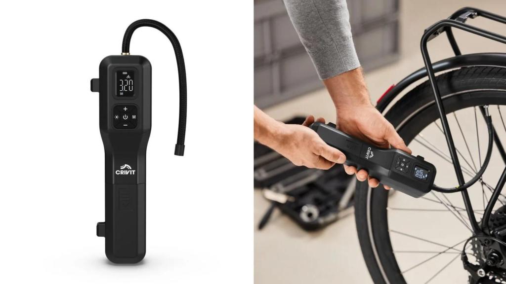 El compresor de aire recargable de Lidl.