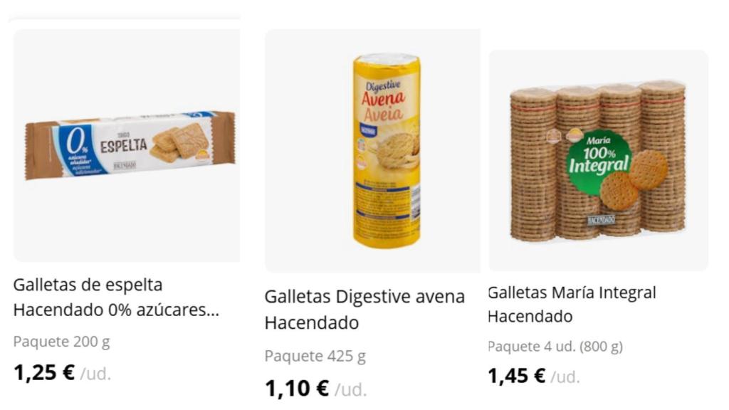 Ranking final según la nutricionista.