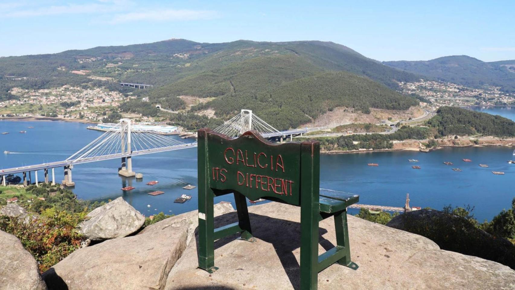 El mejor banco del mundo en Redondela (Pontevedra)