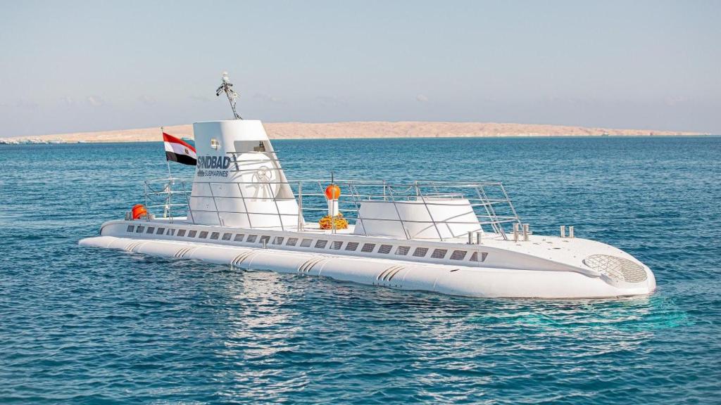 Un submarino Sindband en Egipto.