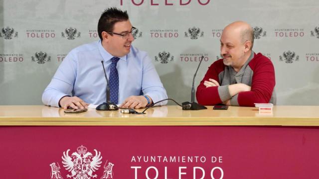 García-Toledano y Woody Aragón han presentado en el Ayuntamiento de Toledo la programación del festival.
