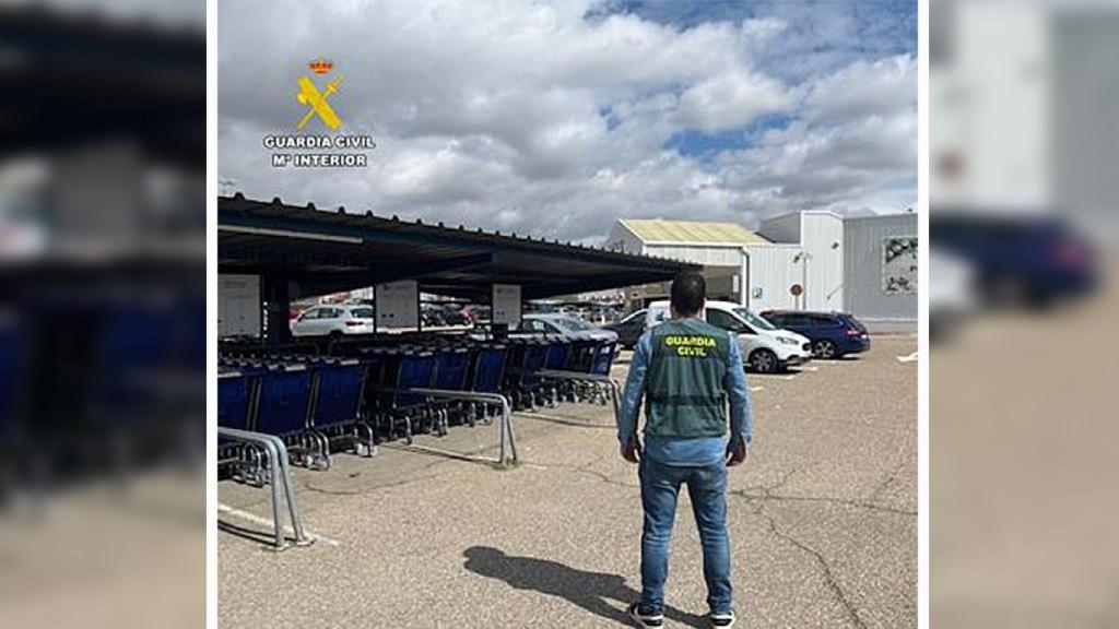 Imagen de la Guardia Civil actuando en el lugar