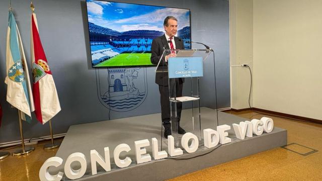 Abel Caballero en rueda de prensa