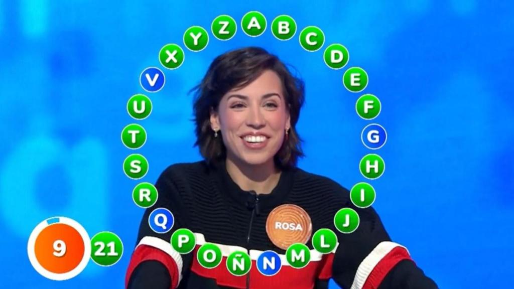 La coruñesa Rosa Rodríguez hace historia en Pasapalabra como mujer con más programas